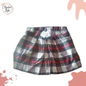 Bonpoint Girls toddler Size 8a checker skirt RW